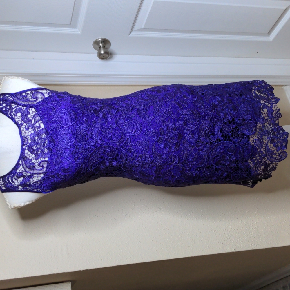 Small purple lace dress, new